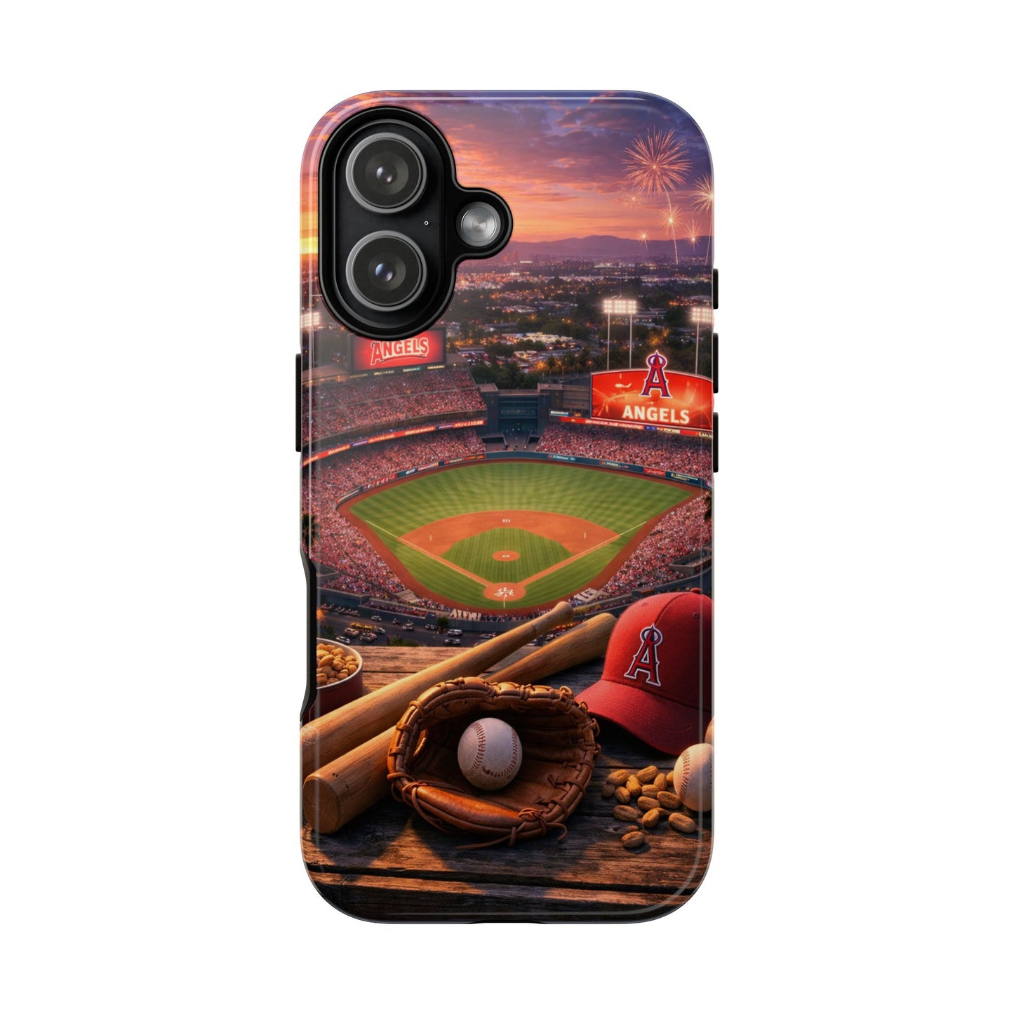 Baseball Stadium Phone Case Sports Fan Ballpark Game Day Tough Case