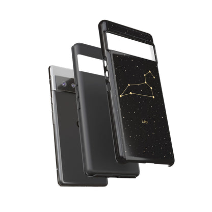 Leo Zodiac Constellation Phone Case – Luxe Gold Celestial Cover