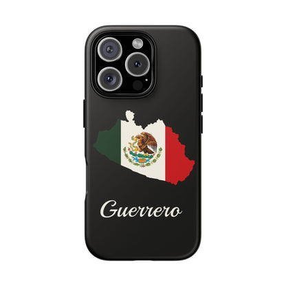 Guerrero Mexico Flag Map Phone Case | Mexican American Pride Tough Case for iPhone & Samsung