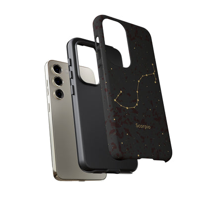 Scorpio Zodiac Constellation Phone Case – Luxe Gold Celestial Cover