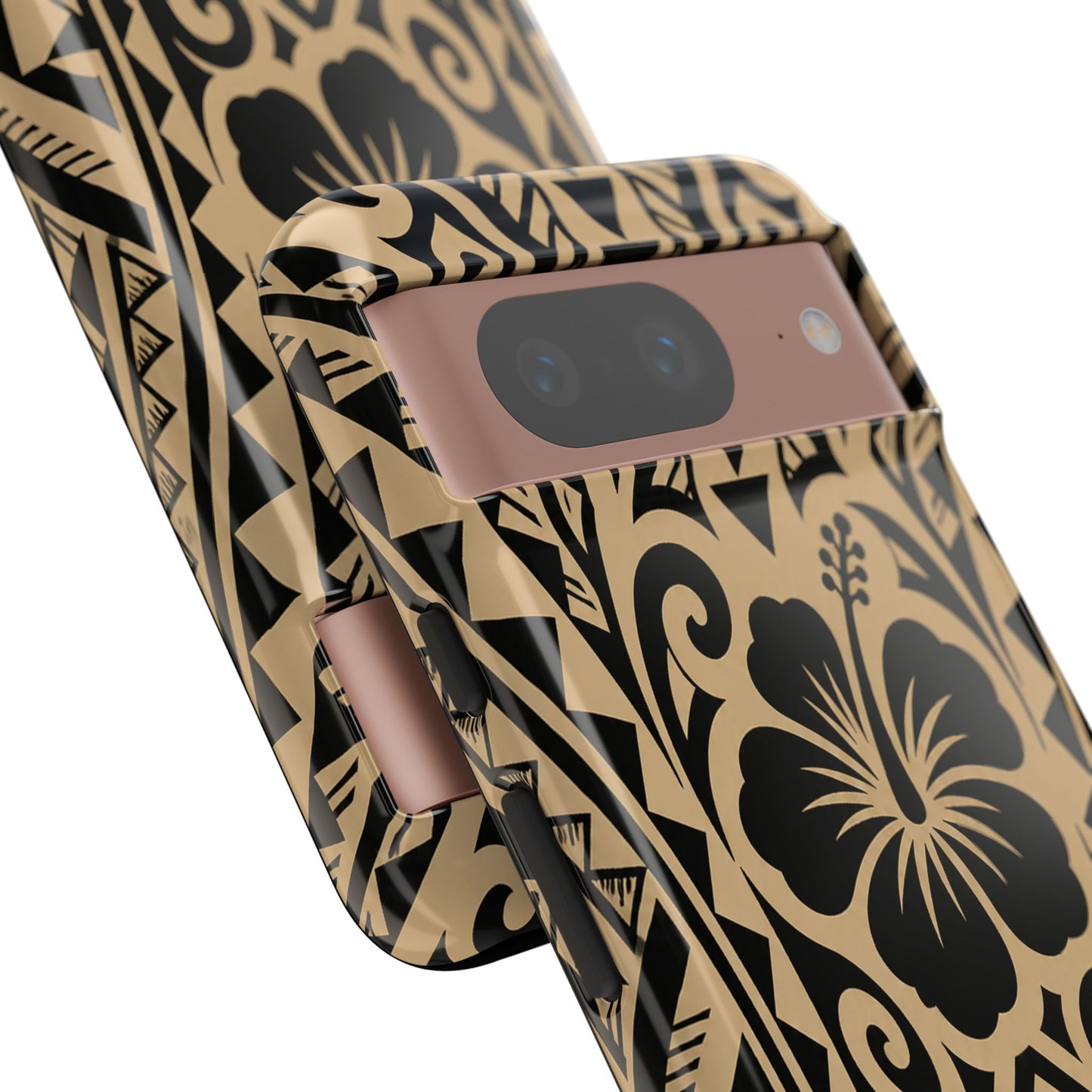 Polynesian Tribal Hawaiin Hibiscus Phone Case for iPhone Samsung Galaxy