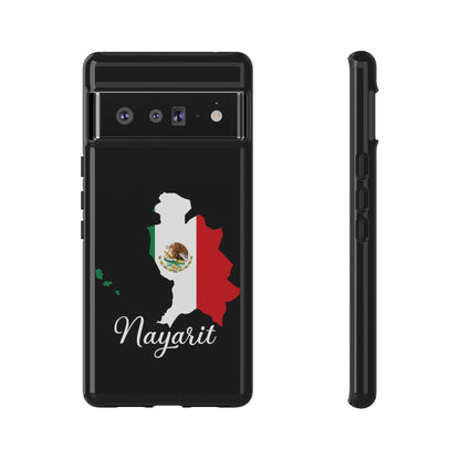 Nayarit Mexico Flag Map Phone Case | Mexican American Pride Tough Case for iPhone & Samsung