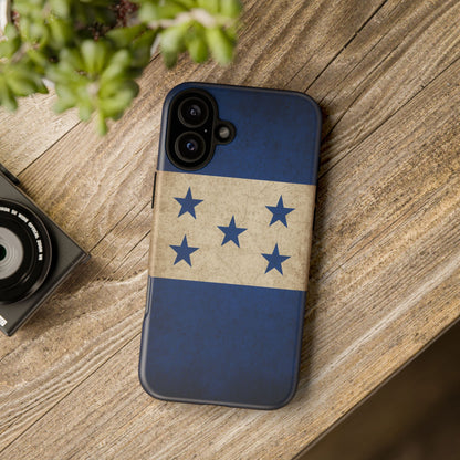 Honduras Flag Phone Case | Vintage Honduran Flag iPhone & Samsung Tough Protective Case