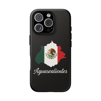 Aguascalientes Mexico Flag Map Phone Case | Mexican American Pride Tough Case for iPhone & Samsung