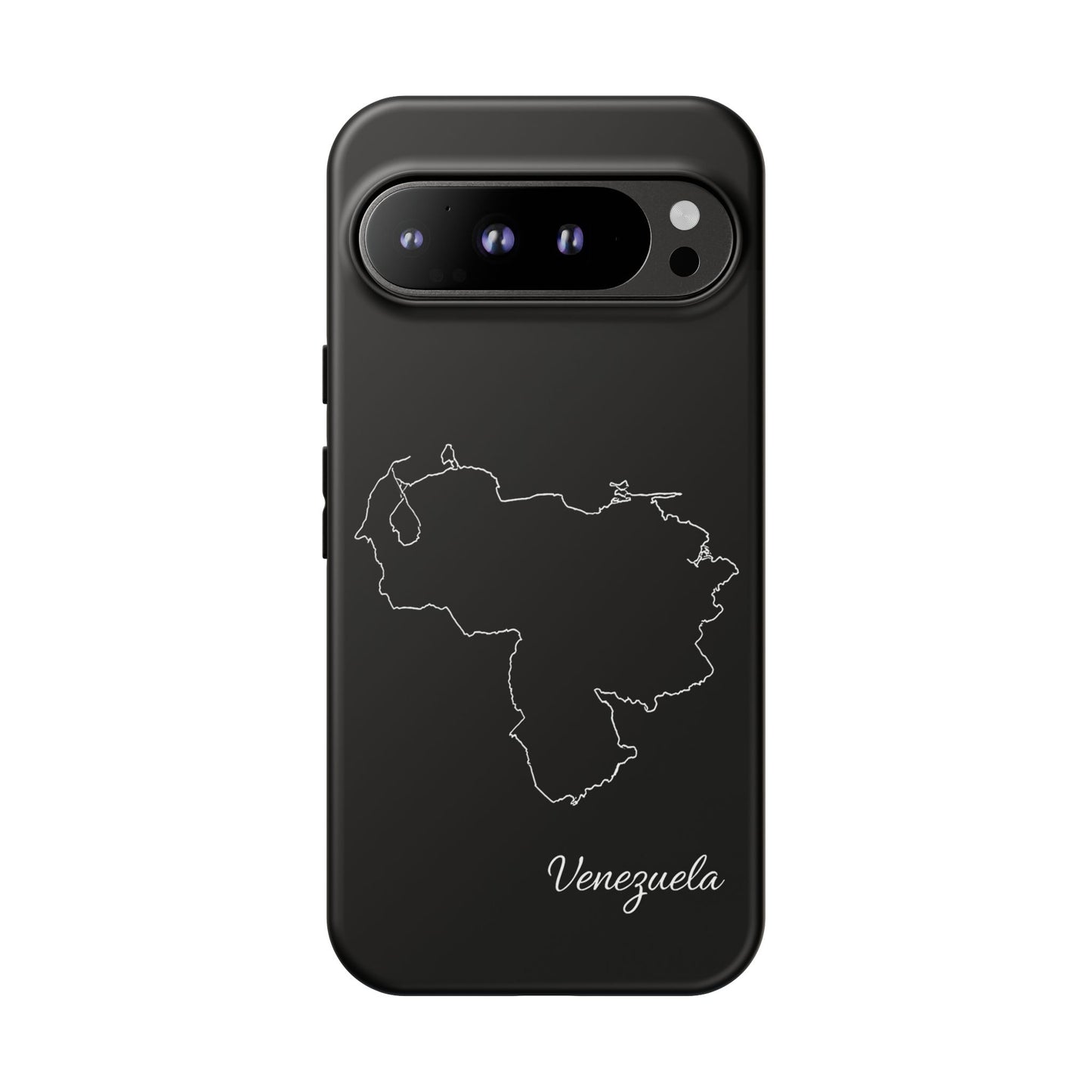 Venezuela Outline Phone Case – Minimal Country Map Tough Case (iPhone, Samsung, Pixel)