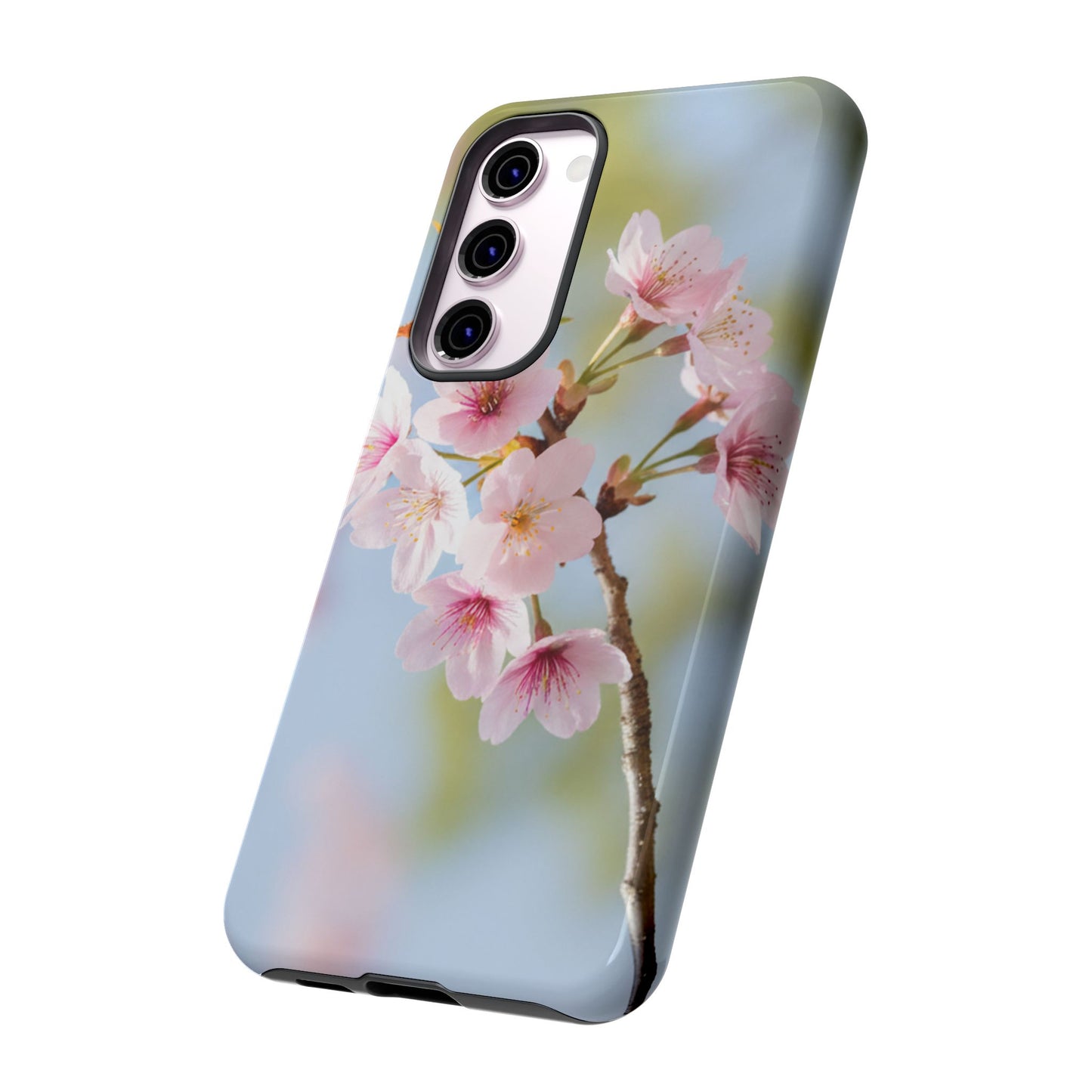 Cherry Blossom Phone Case – Pink Floral Tough Case (iPhone, Samsung Galaxy, Pixel)