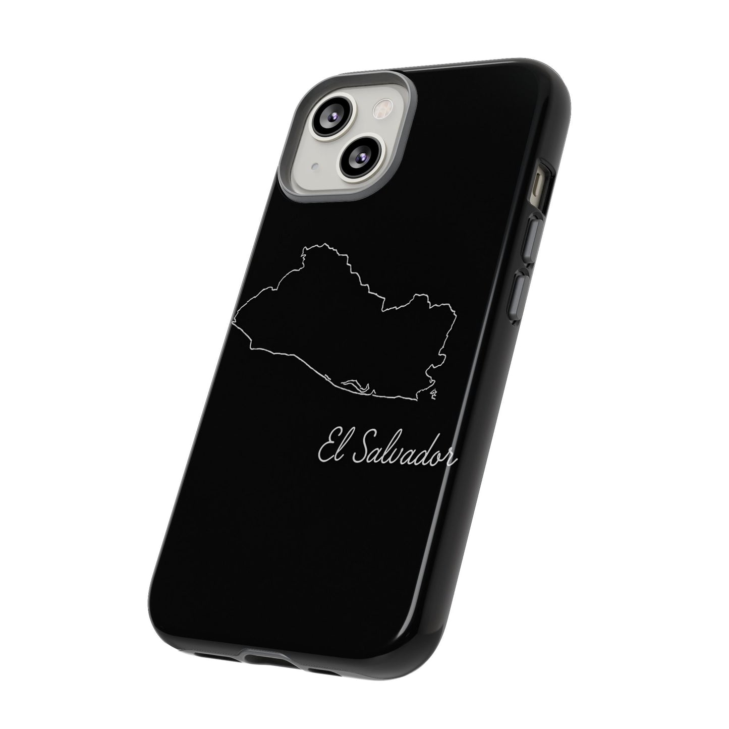 El Salvador Outline Phone Case – Minimal Country Map Tough Case (iPhone, Samsung, Pixel)