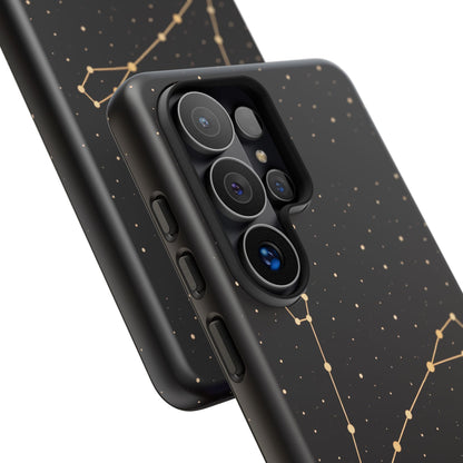 Pisces Zodiac Constellation Phone Case – Luxe Gold Celestial Cover