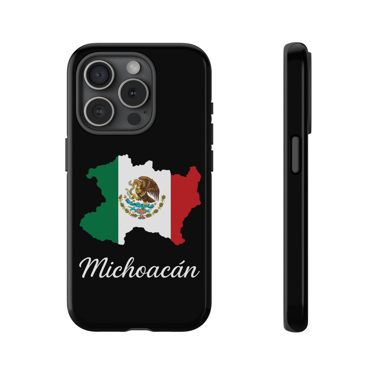 Michoacán Mexico Flag Map Phone Case | Mexican American Pride Tough Case for iPhone & Samsung