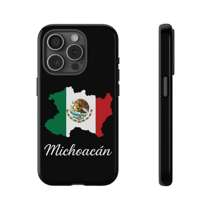 Michoacán Mexico Flag Map Phone Case | Mexican American Pride Tough Case for iPhone & Samsung