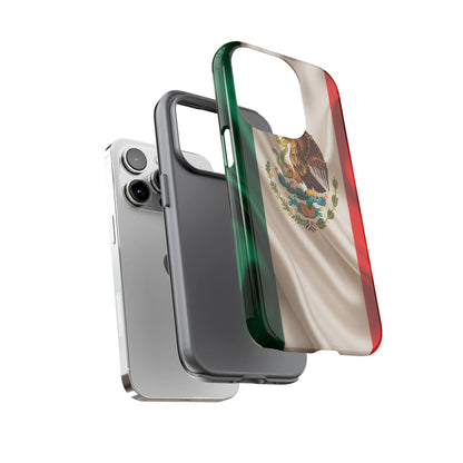 Mexico Flag Phone Case | Mexican Pride iPhone & Samsung Case | Tricolor Aesthetic Tough Protective Cover