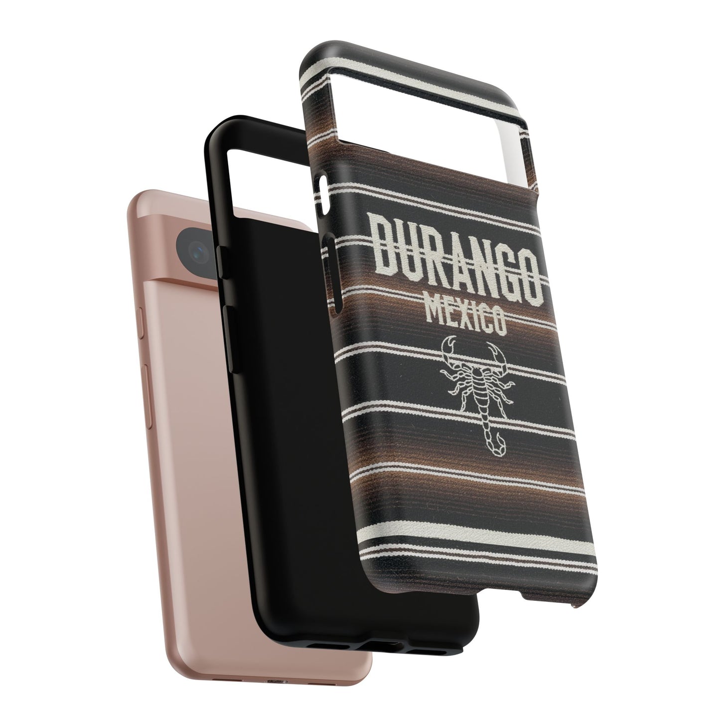 Durango Mexico Phone Case | Serape Scorpion Western Design | Mexican Heritage Tough Case for iPhone & Samsung