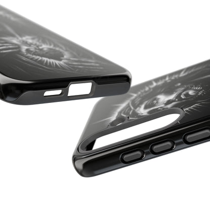 Jesus Sacred Heart Phone Case Black White Christian Faith Aesthetic
