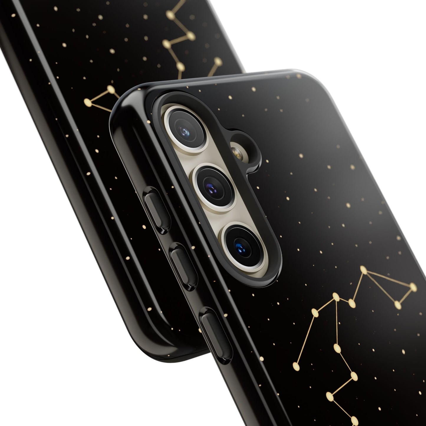 Aquarius Zodiac Constellation Phone Case – Luxe Gold Celestial Cover