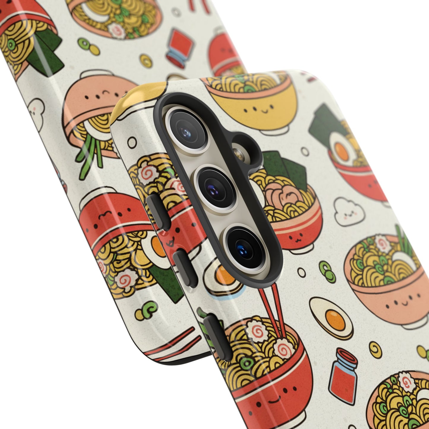 Kawaii Ramen Phone Case – Cute Japanese Food Pattern | Noodle Bowl Aesthetic Case