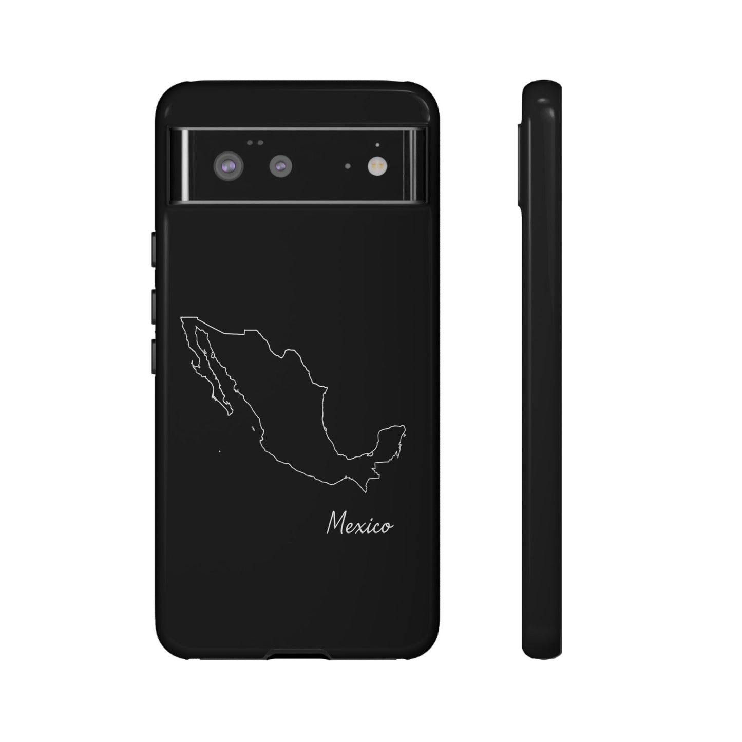Mexico Outline Phone Case – Minimal Country Map Tough Case (iPhone, Samsung, Pixel)