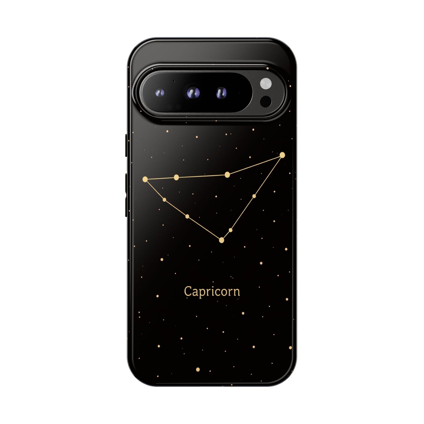 Capricorn Zodiac Constellation Phone Case – Luxe Gold Celestial Cover