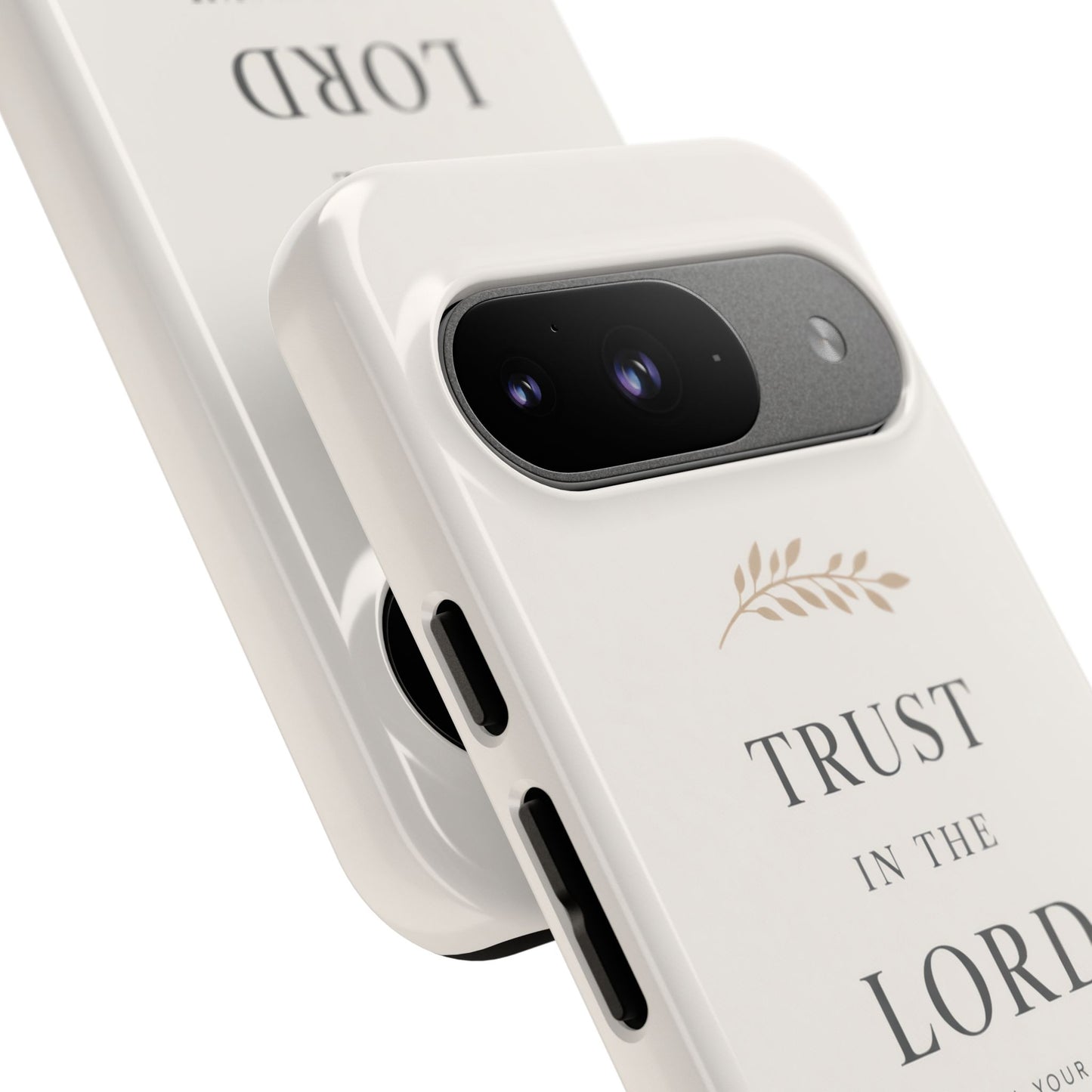 Proverbs 3:5 Christian Phone Case Trust in the Lord Minimalist Faith Cover