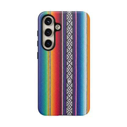 Serape Stripe Phone Case – Colorful Mexican Blanket Pattern Tough Case