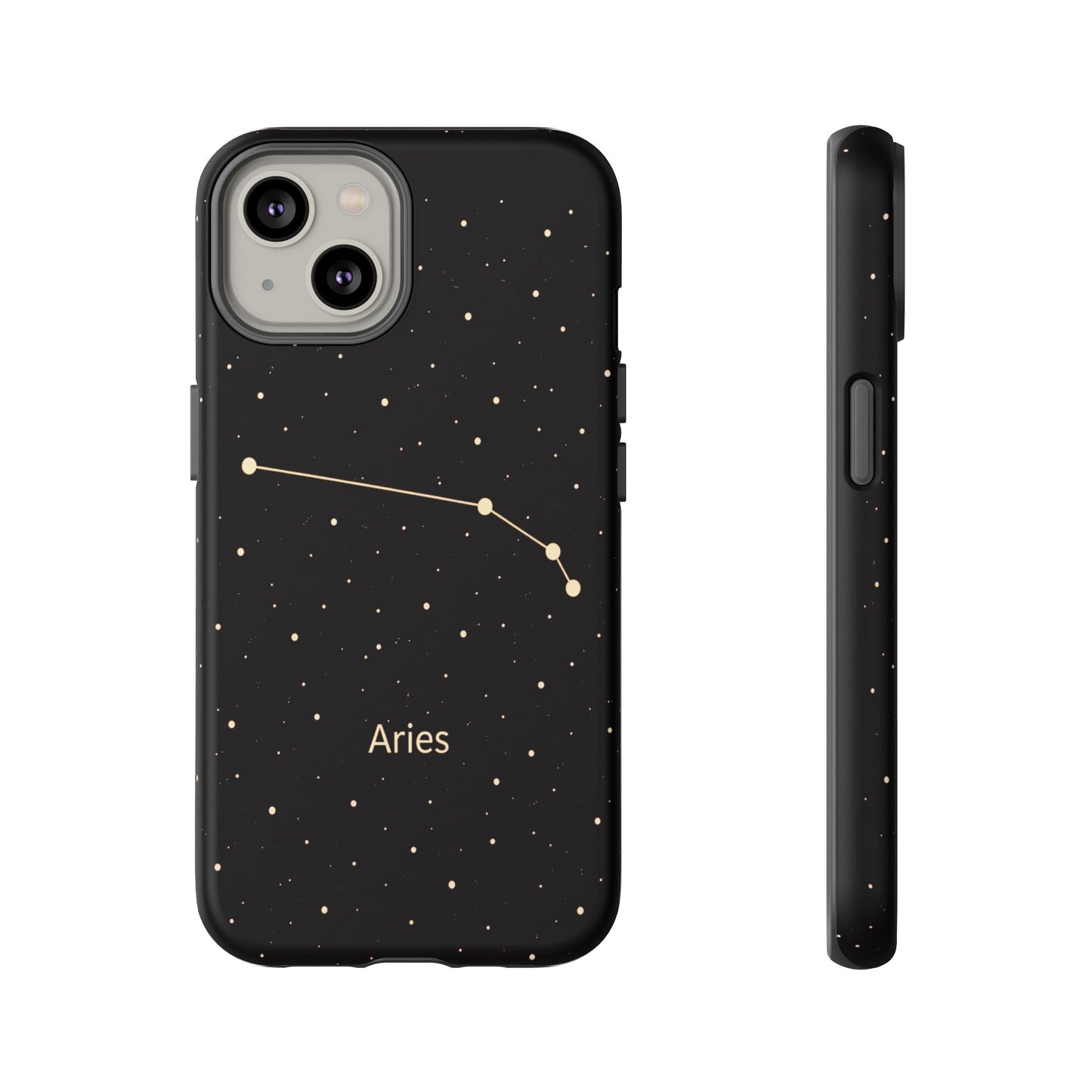 Aries Zodiac Constellation Phone Case – Luxe Gold Celestial Cover