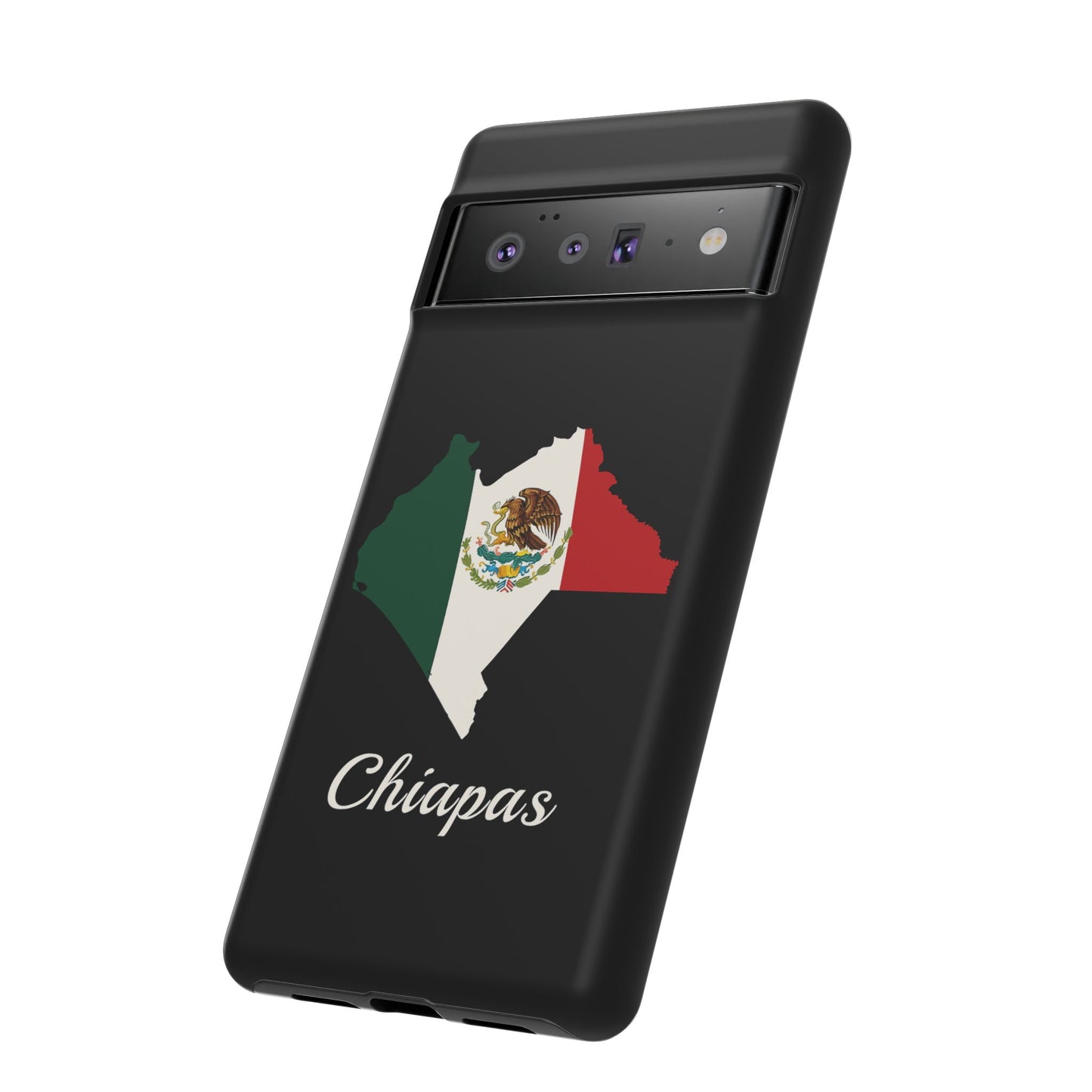 Chiapas Mexico Flag Map Phone Case | Mexican American Pride Tough Case for iPhone & Samsung