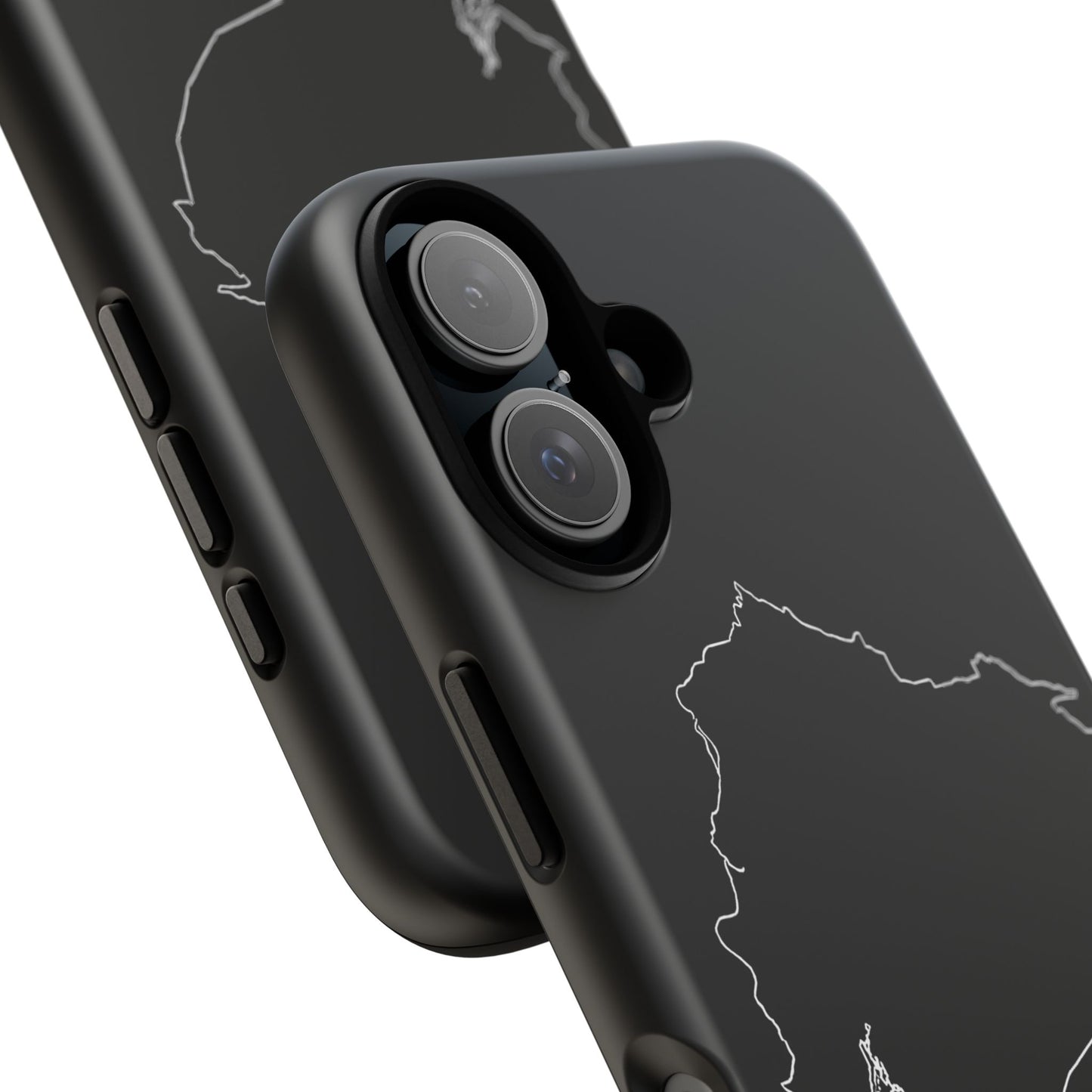 Ecuador Outline Phone Case – Minimal Country Map Tough Case (iPhone, Samsung, Pixel)