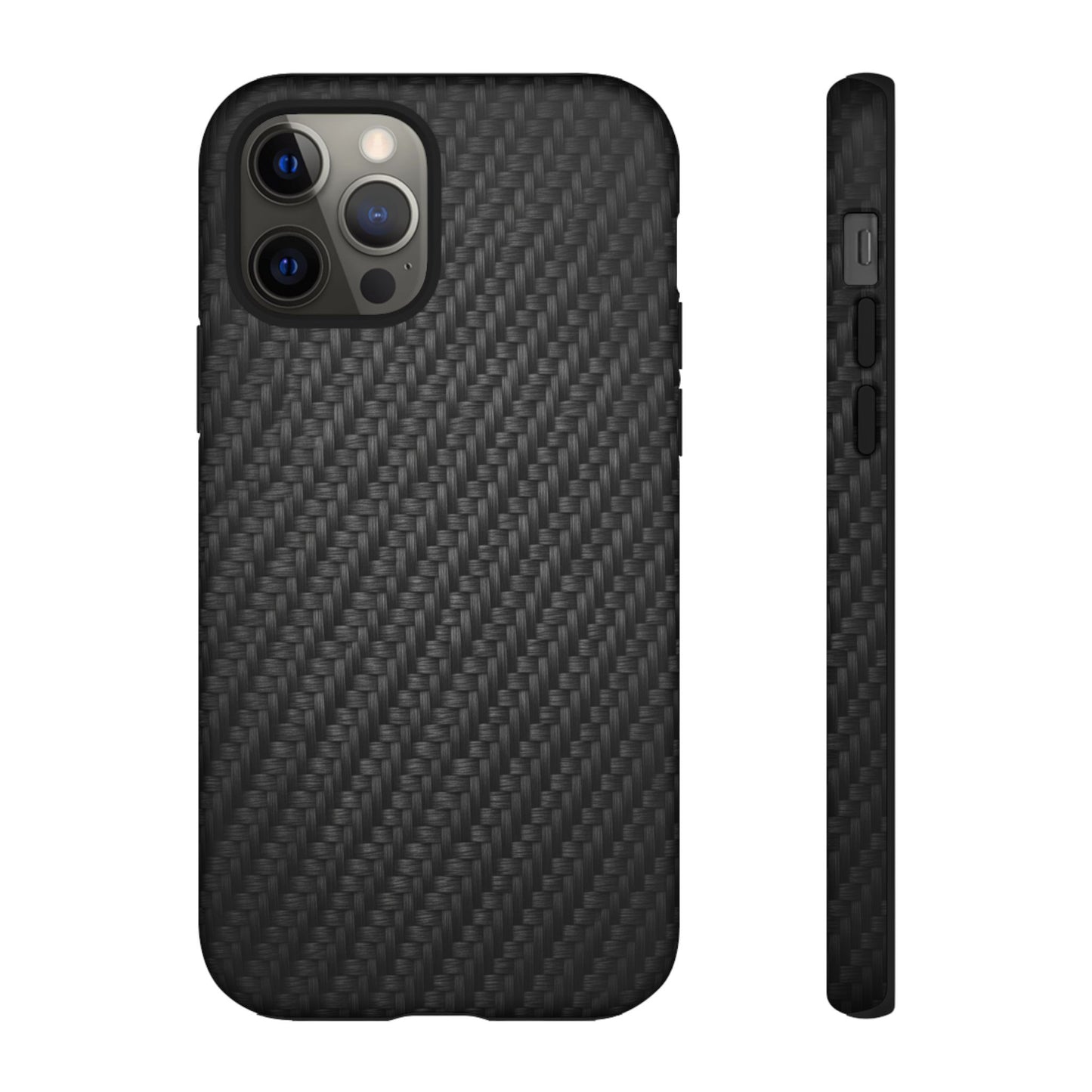Carbon Fiber Inspired Phone Case – Rugged Slim Protective Tech Case for iPhone & Samsung