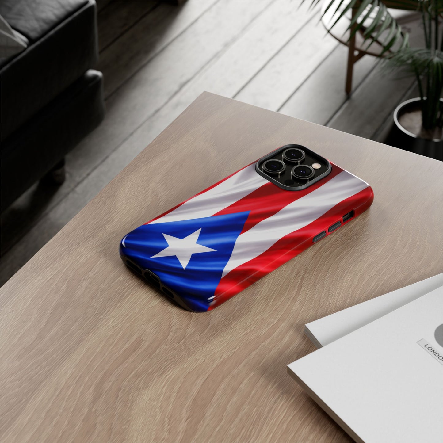 Puerto Rico Flag Phone Case | Boricua Pride Tough Case | Puerto Rican Flag Protective Cover for iPhone & Samsung