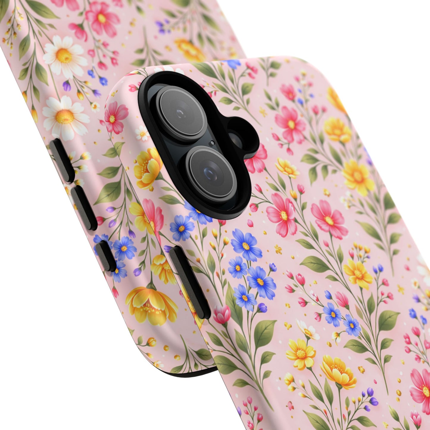 Wildflower Floral Phone Case Vintage Spring Meadow Tough Cover