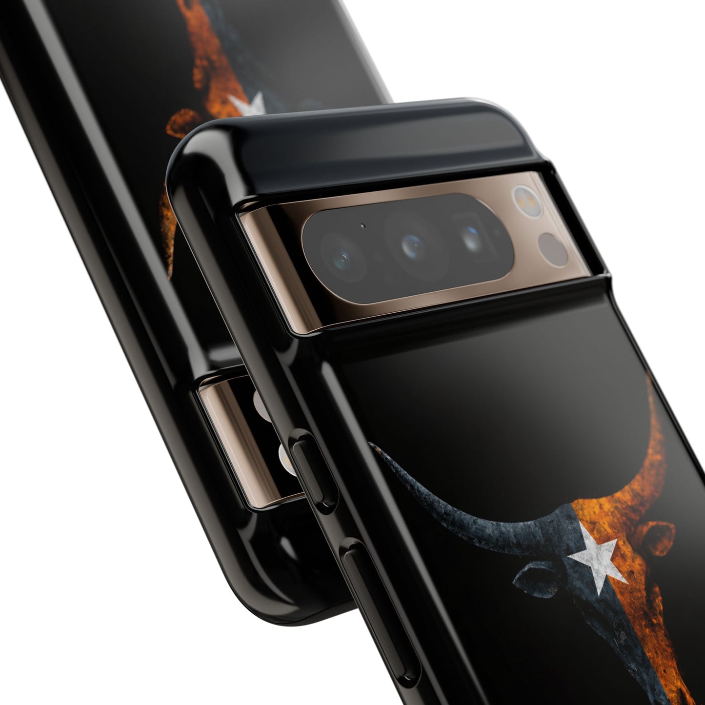 Texas Longhorn Skull Phone Case Western Cowboy Bull iPhone Samsung Cover