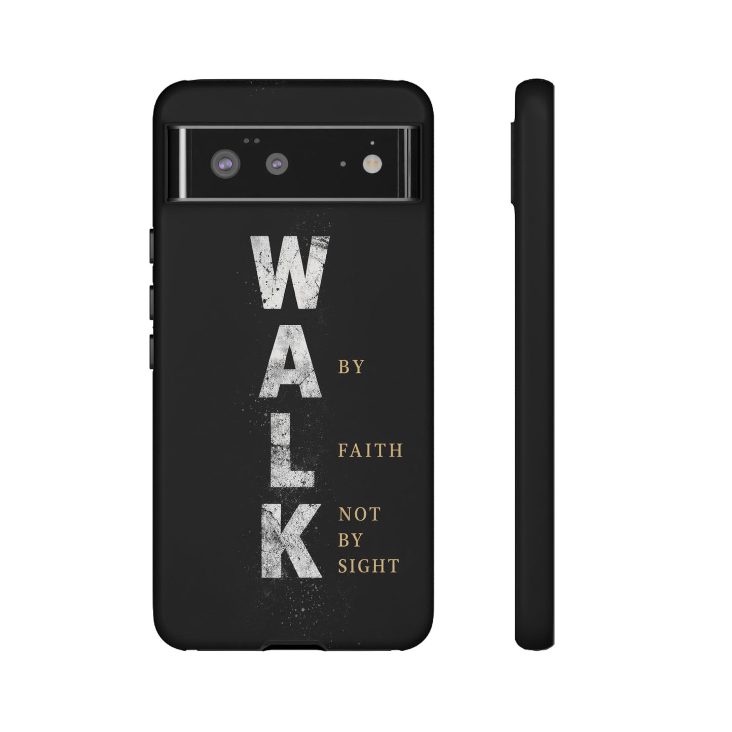 Walk by Faith Not by Sight Christian Phone Case Bible Verse Faith Cover