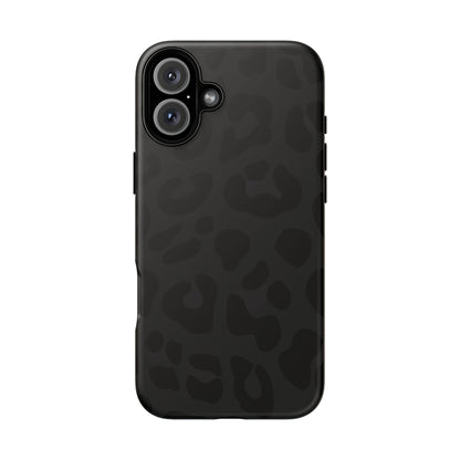 Black Leopard Phone Case | Matte & Glossy Tough Protective iPhone Case