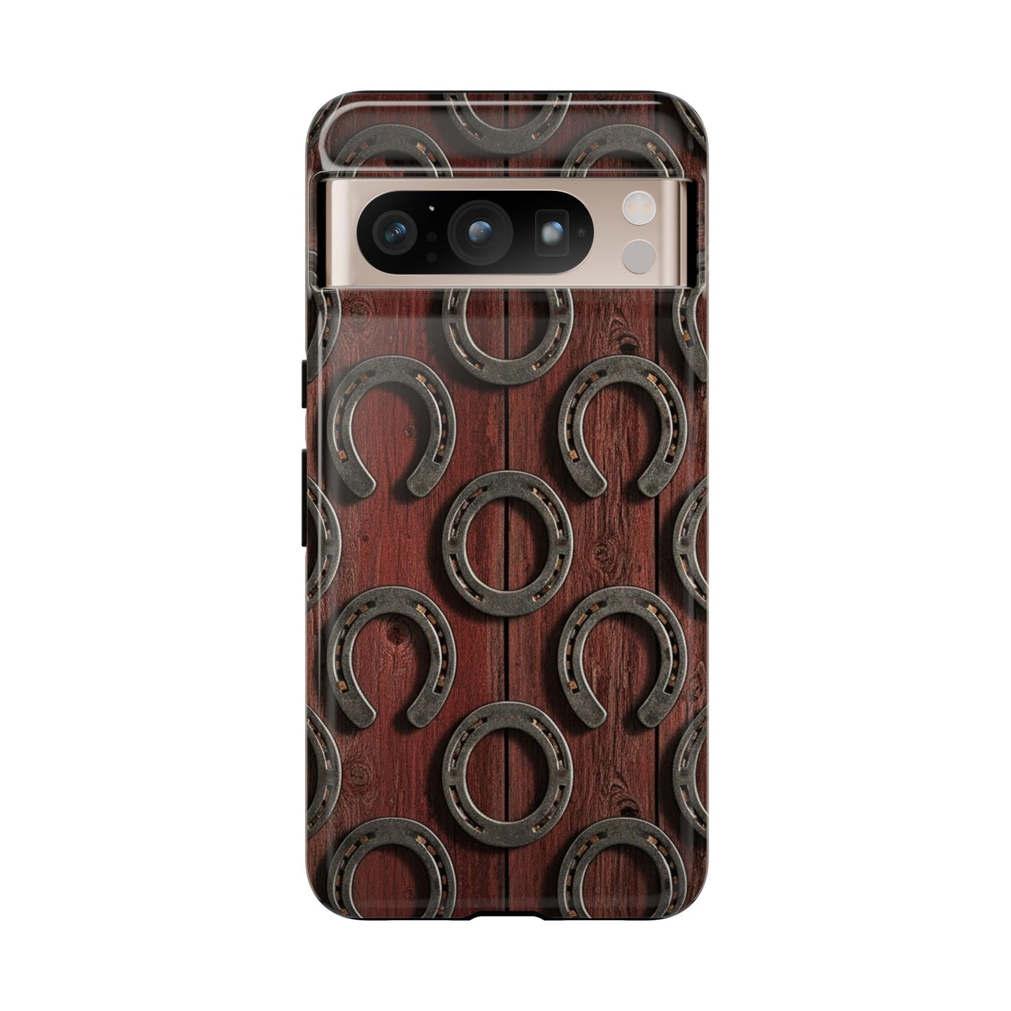 Rustic Horseshoe Western Phone Case – Cowboy Country Ranch Tough Case