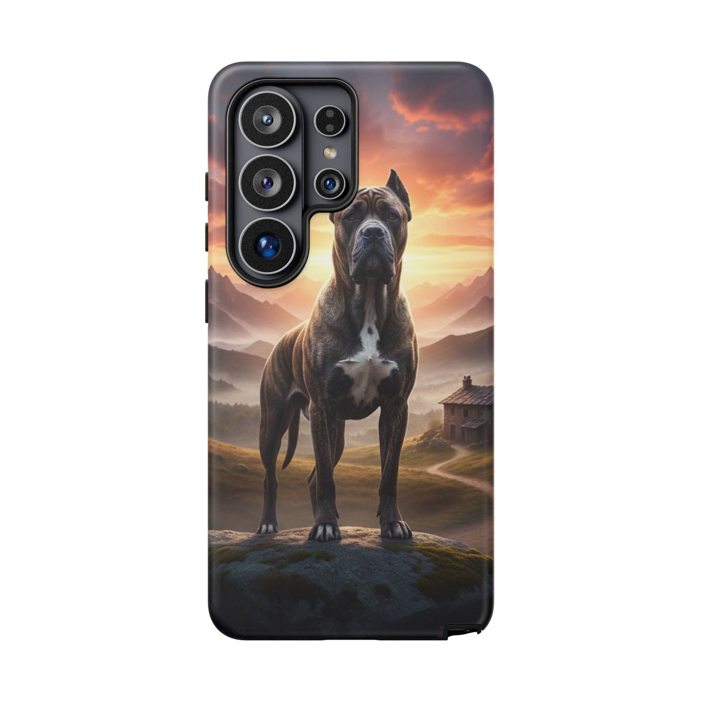 Cane Corso Phone Case – Guard Dog Sunset Tough Case (iPhone, Samsung, Pixel) | Dog Lover Gift