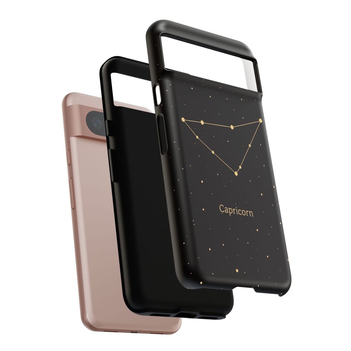 Capricorn Zodiac Constellation Phone Case – Luxe Gold Celestial Cover