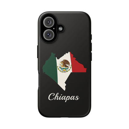Chiapas Mexico Flag Map Phone Case | Mexican American Pride Tough Case for iPhone & Samsung