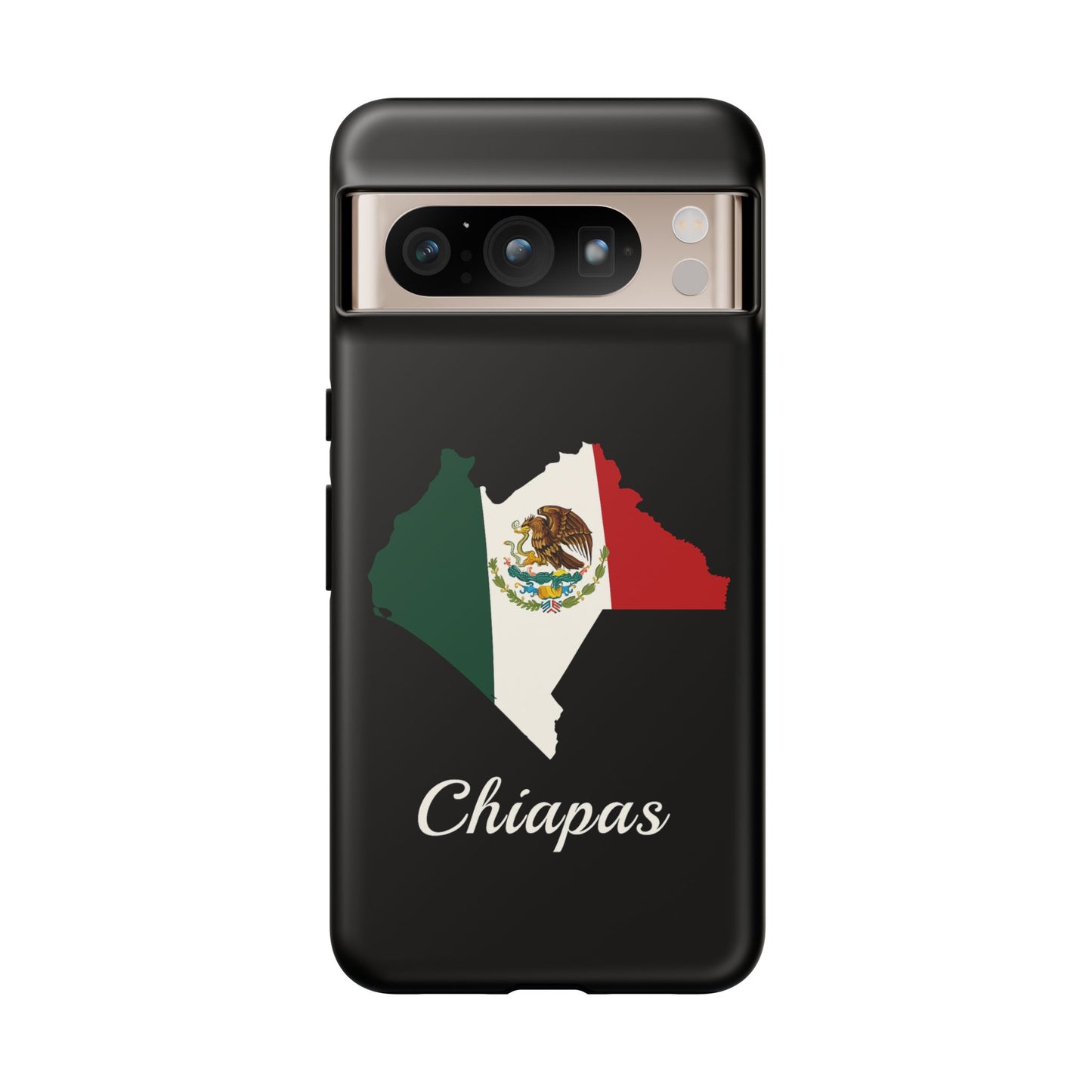 Chiapas Mexico Flag Map Phone Case | Mexican American Pride Tough Case for iPhone & Samsung