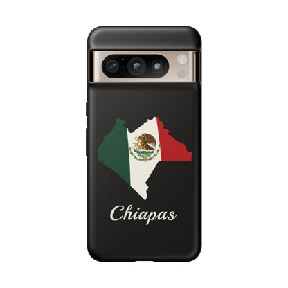 Chiapas Mexico Flag Map Phone Case | Mexican American Pride Tough Case for iPhone & Samsung