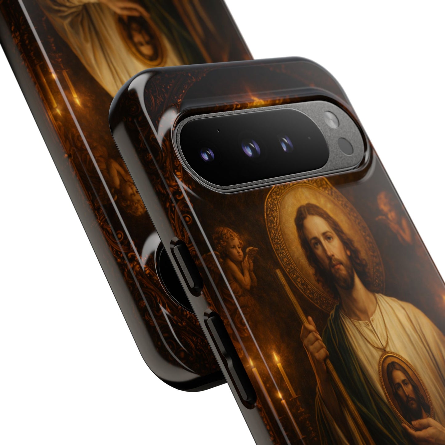 San Judas Phone Case Saint Jude Catholic Saint Religious Art Portrait Tough