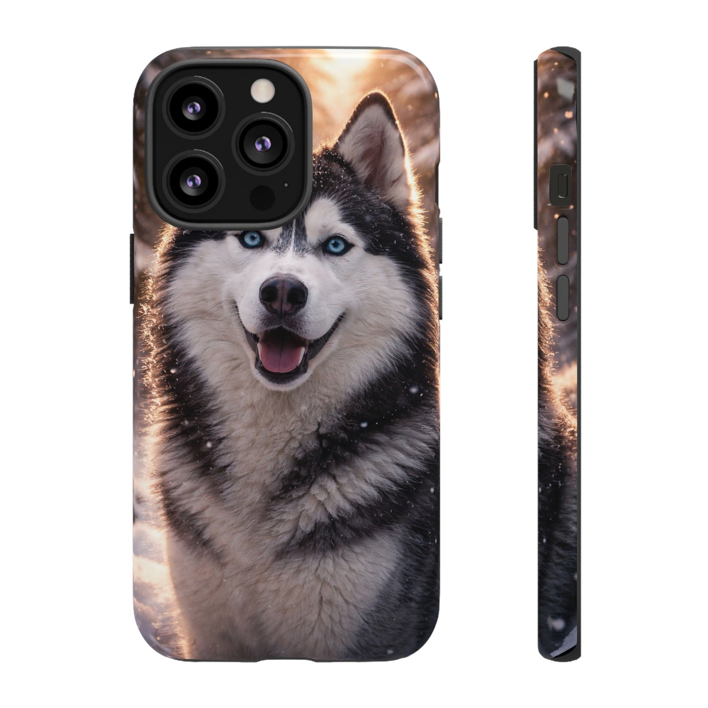 Siberian Husky Tough Phone Case | Blue Eyes Dog Cover Protective iPhone Case