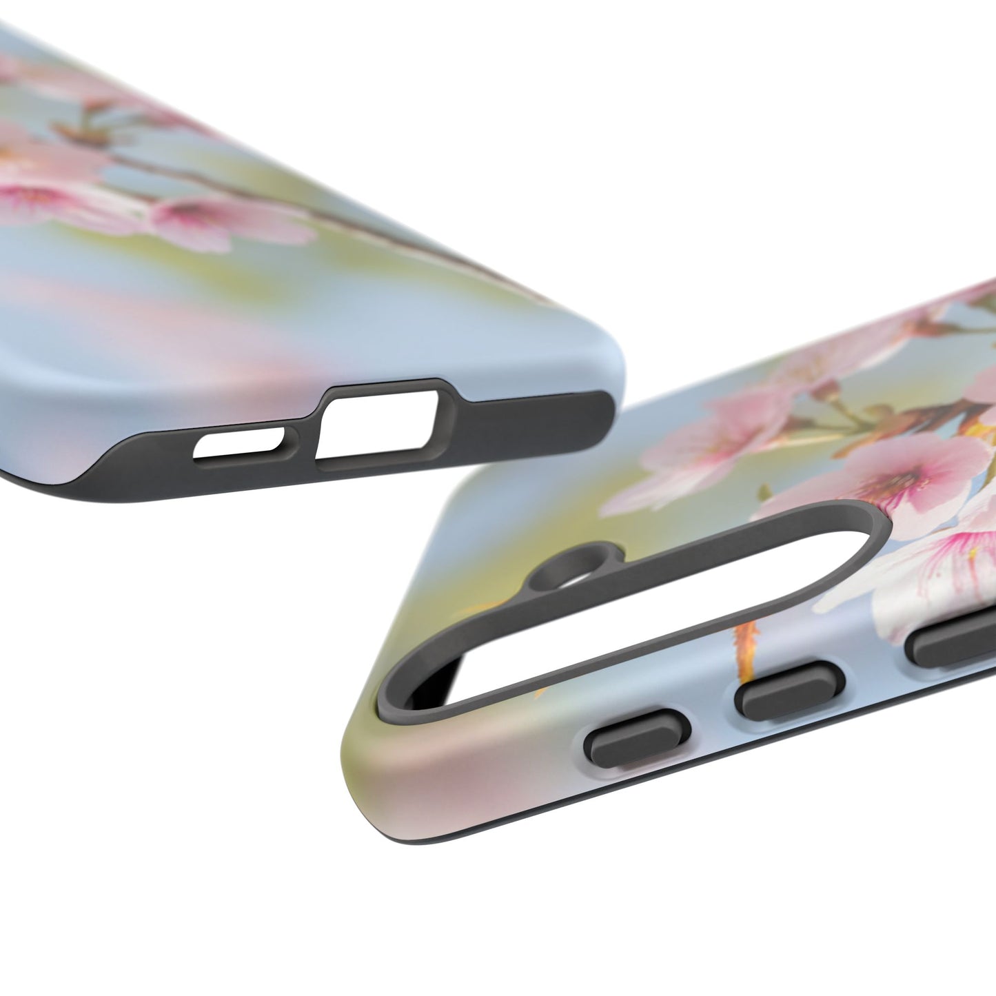 Cherry Blossom Phone Case – Pink Floral Tough Case (iPhone, Samsung Galaxy, Pixel)