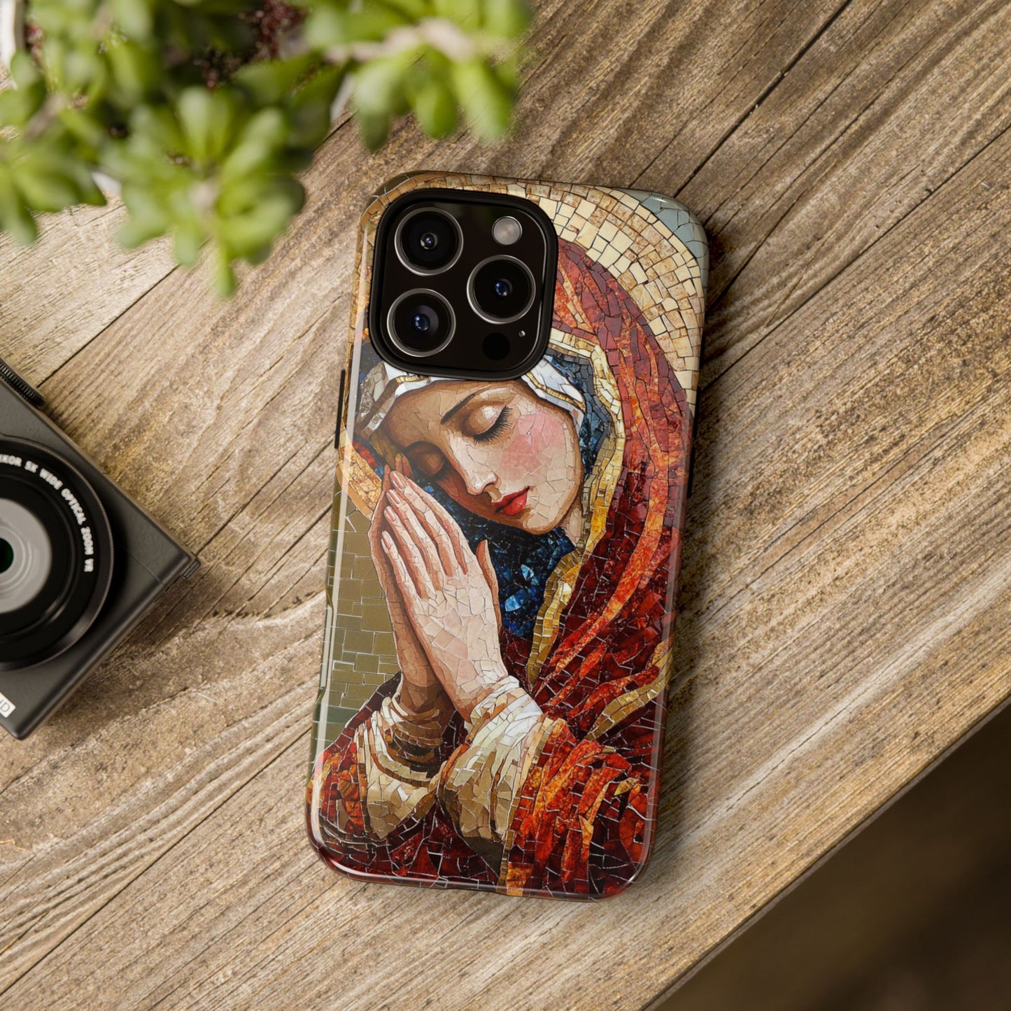 Virgin Mary Phone Case, Catholic Phone Case, Christian Aesthetic Case, Religious iPhone Case, Saint Art Case, Faith Gift