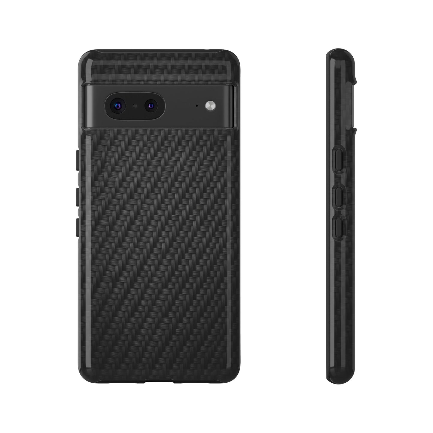 Carbon Fiber Inspired Phone Case – Rugged Slim Protective Tech Case for iPhone & Samsung
