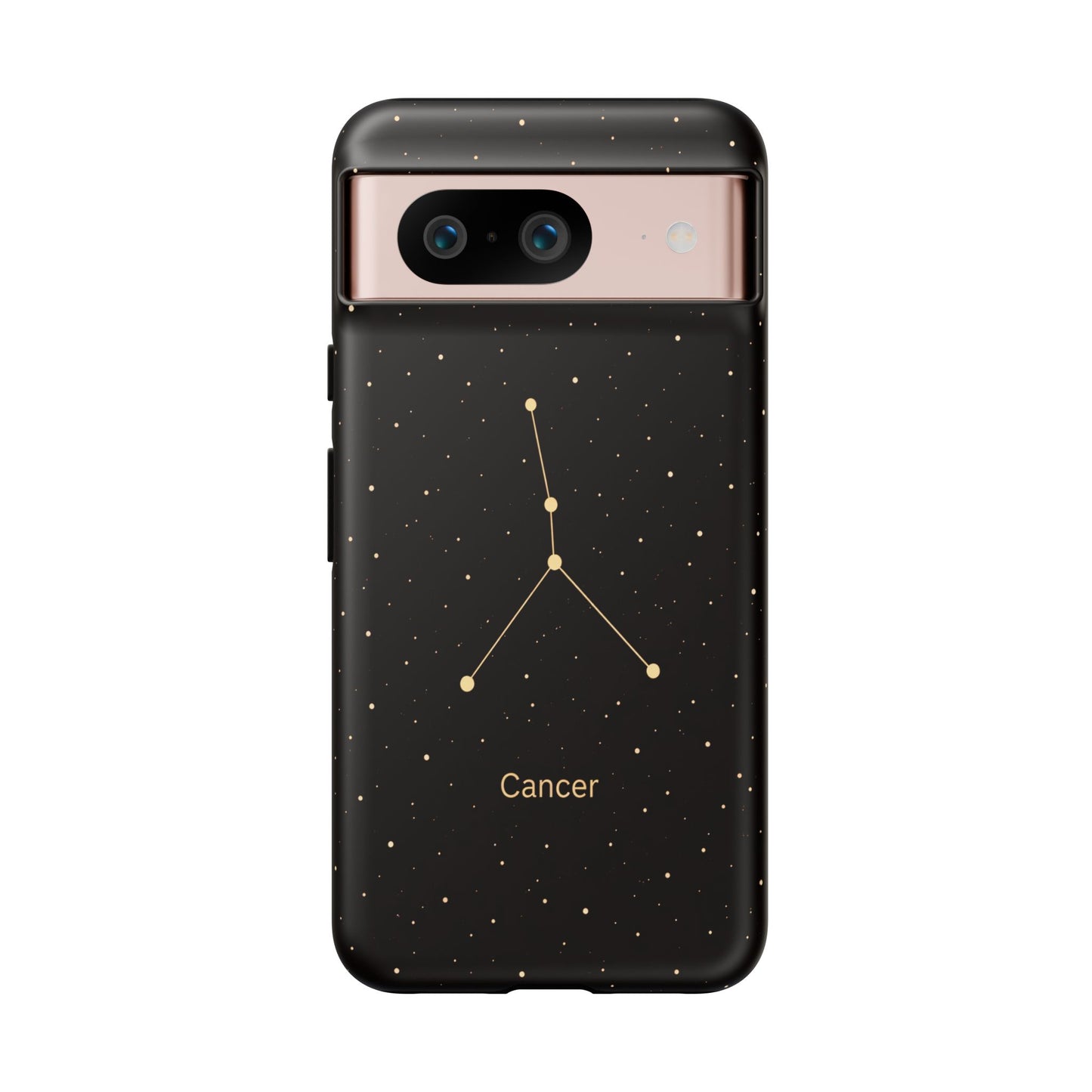 Cancer Zodiac Constellation Phone Case – Luxe Gold Celestial Cover