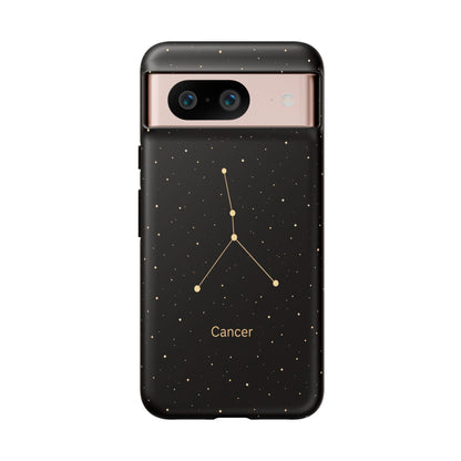 Cancer Zodiac Constellation Phone Case – Luxe Gold Celestial Cover