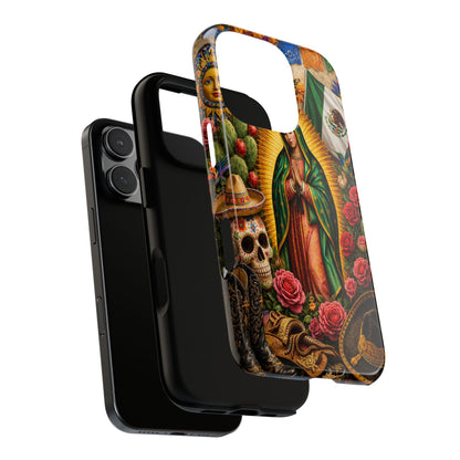 Virgen de Guadalupe Phone Case Mexican Floral iPhone Samsung Pixel Case