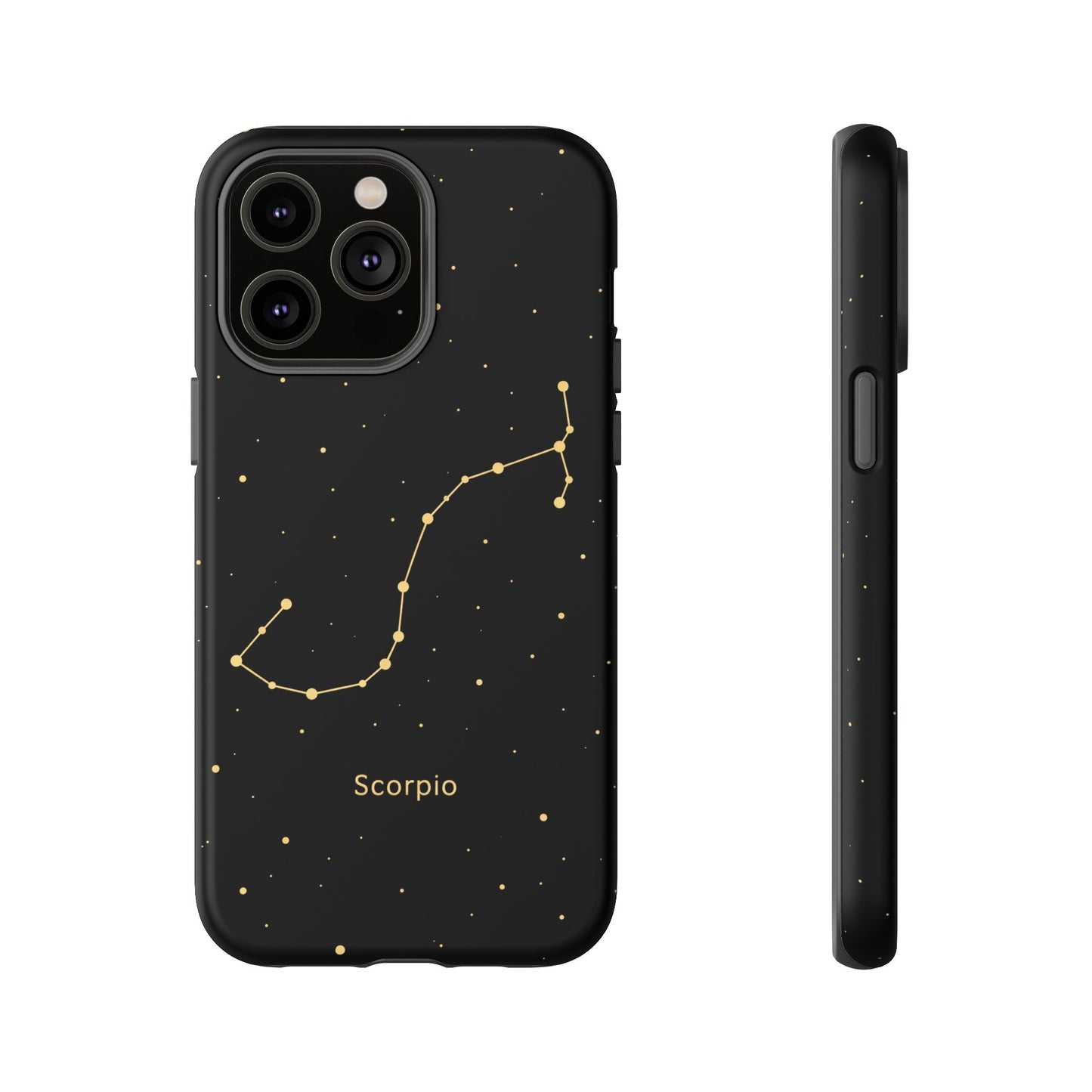 Scorpio Zodiac Constellation Phone Case – Luxe Gold Celestial Cover