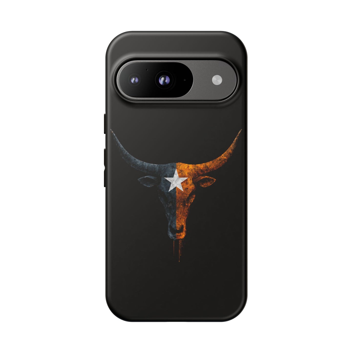 Texas Longhorn Skull Phone Case Western Cowboy Bull iPhone Samsung Cover