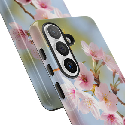 Cherry Blossom Phone Case – Pink Floral Tough Case (iPhone, Samsung Galaxy, Pixel)