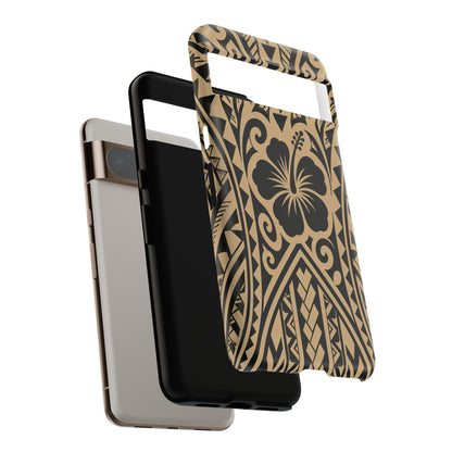 Polynesian Tribal Hawaiin Hibiscus Phone Case for iPhone Samsung Galaxy